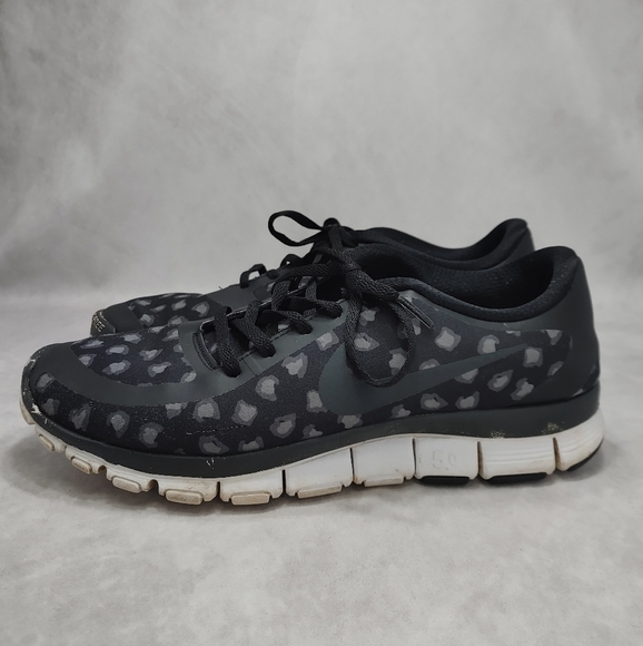 Nike Free 5.0 V4 NS PT Black Spot 695168-003 Women US 12 Running Sneaket - Picture 4 of 11